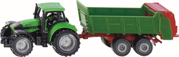 Bild von SIKU 1673 Traktor mit Universalstreuer, sortiert