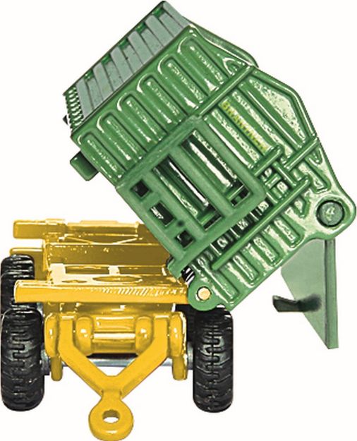 Bild von SIKU 1843 John Deere mit Frontlader und Anhänger
