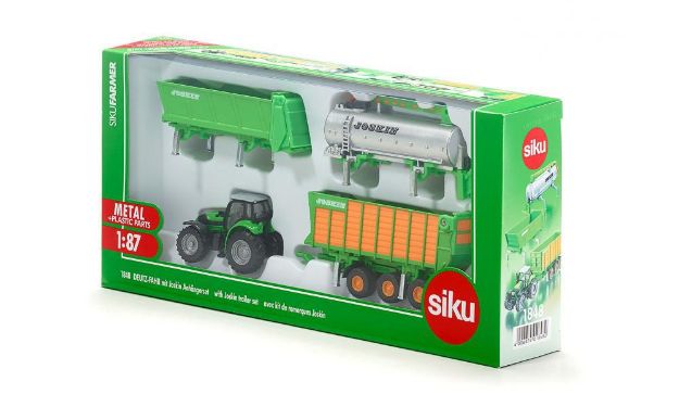Bild von SIKU 1848 DEUTZ-FAHR mit Joskin Anhängerset