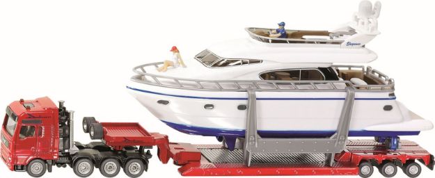 Bild von SIKU 1849 Schwertransport mit Yacht 1:87