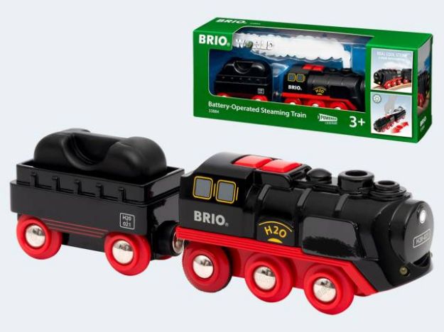 Bild von BRIO Batterie-Dampflok mit Wassertank - 33884