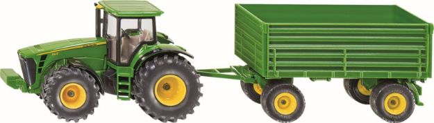 Bild von SIKU 1953 Traktor mit Anhänger 1:50