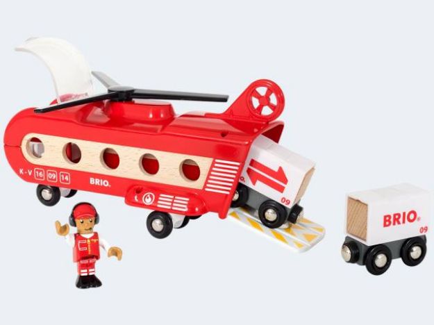 Bild von BRIO Eisenbahn Transport-Hubschrauber - 33886