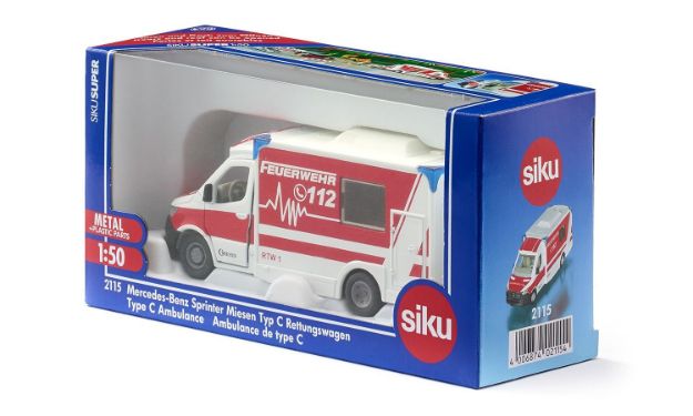 Bild von SIKU 2115 Mercedes-Benz Sprinter Miesen Typ C Rettungswagen