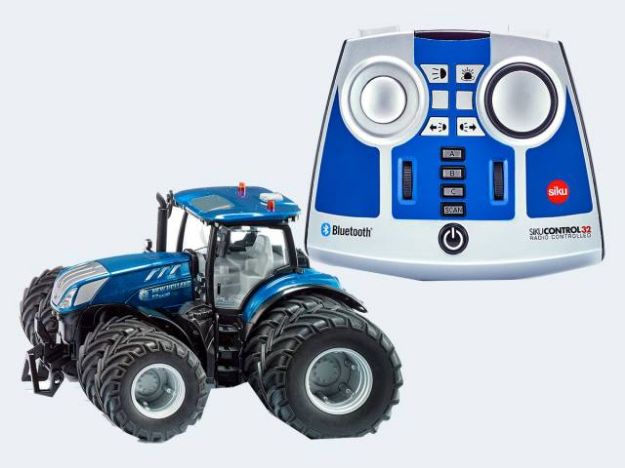 Bild von SIKU 106739 New Holland T7.315 mit Doppelreifen Bluetooth Fernsterumodul und App-Steuerung