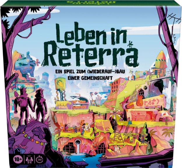 Bild von Leben in Reterra - 104 Plättchen, 32 Holz-Figuren