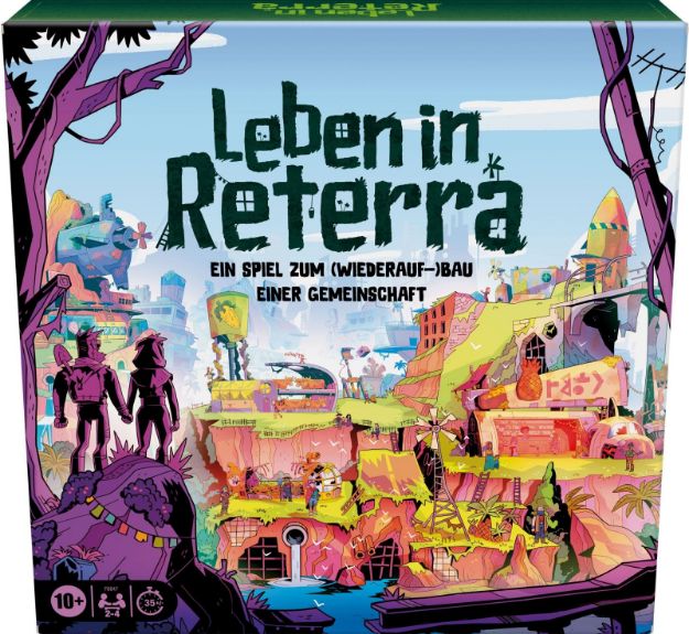 Bild von Leben in Reterra - 104 Plättchen, 32 Holz-Figuren