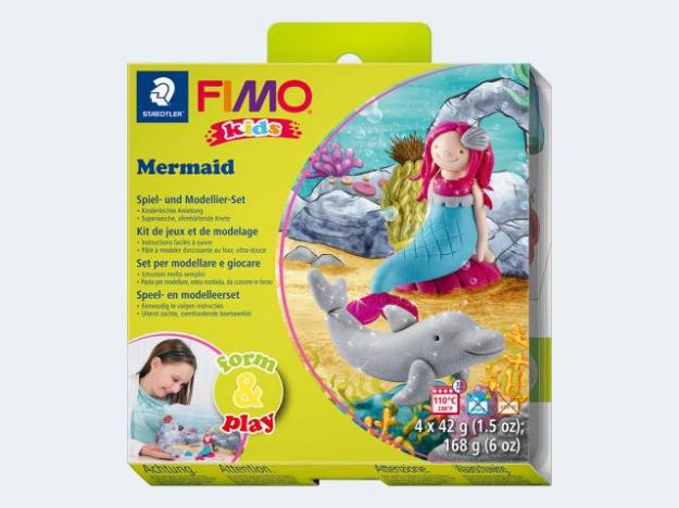 Bild von Fimo Kids Mermaid form&play 4 Blöcke a 42g - 8034 12 LY