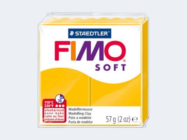 Bild von Fimo Soft 56g sonnengelb - 8020-16