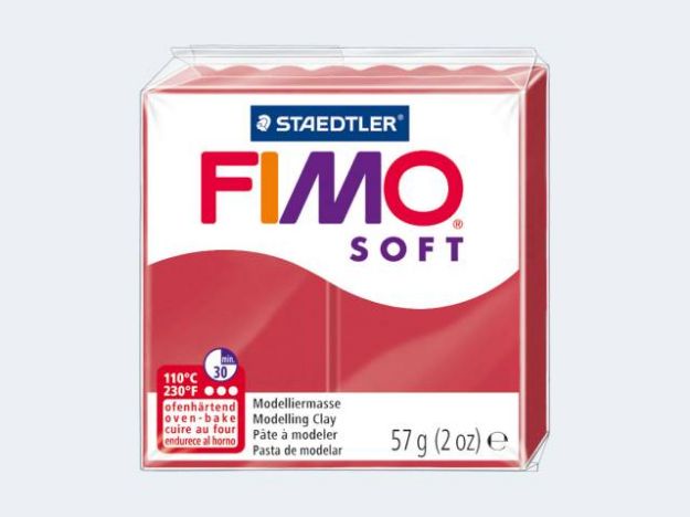 Bild von Fimo Soft 56g kirschrot - 8020-26