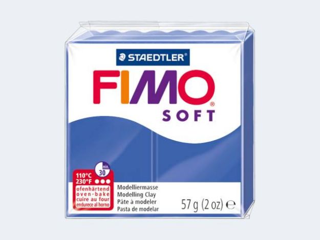Bild von Fimo Soft 56g brill-blau - 8020-33