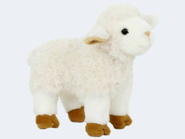 Bild von SEMO Plüsch Lamm stehend 23cm - LMV-09TC01