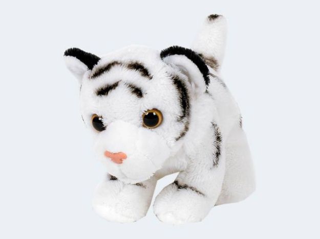 Bild von SEMO Plüsch Tiger Newbies 13cm weiß - TGO-05TW01