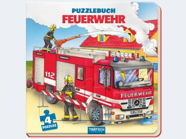 Bild von Puzzlebuch quadr. Feuerwehr - 52668