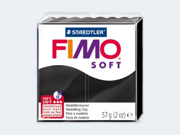 Bild von Fimo Soft 56g schwarz - 8020-9