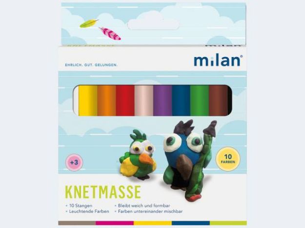 Bild von Milan Plastilin 10 Stangen - 308010