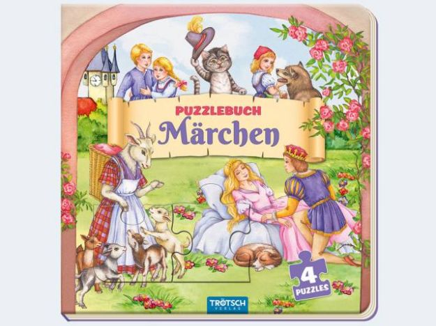 Bild von Puzzlebuch Märchen 3J 10S 4 Puzzle 15x15cm - 52667