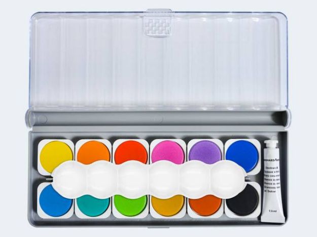 Bild von Deckfarbkasten Winner 12er Deckweiss - 578312