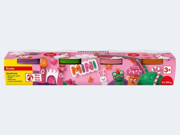 Bild von 4 Spielknete 100gr Glitzer - 572511