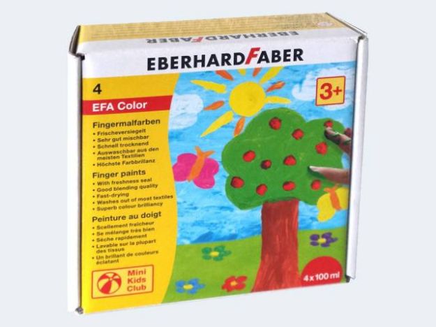 Bild von EFA 4x100ml Fingerfarbe - 57 88 04