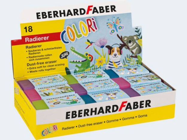 Bild von Radierer Colori 18 Stück im Karton - 585418