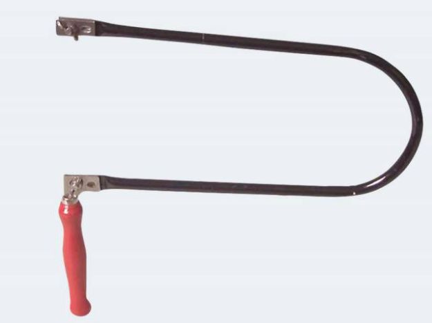 Bild von Laubsäge Rohrbogen schwarz - 701W