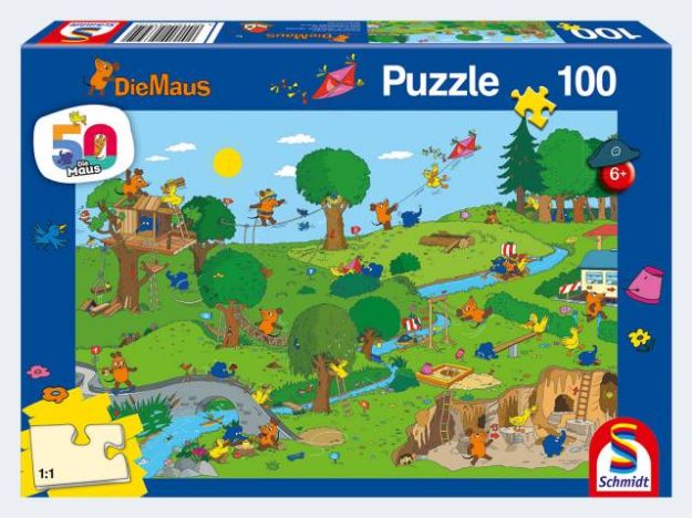 Bild von Schmidt Spiele 56395 Die Maus  Im Spielpark, 100 Teile