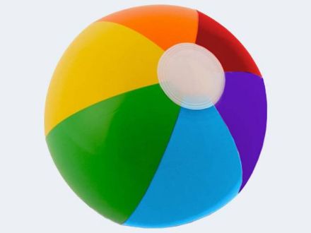 Zeige Details für Strandball 29cm Rainbow - 77423 Bild von Strandball 29cm Rainbow - 77423