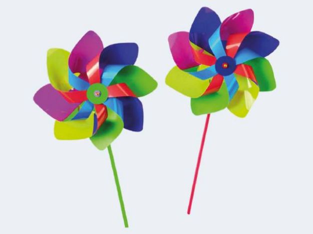 Bild von Windrad 20cm Regenbogen - Eine Verkaufseinheit = 24 Stück - 83242