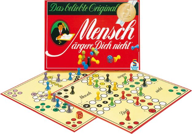 Bild von Schmidt Spiele Mensch ärgere dich nicht Jubiläums-Ausgabe mit Holzsteinen - 49020