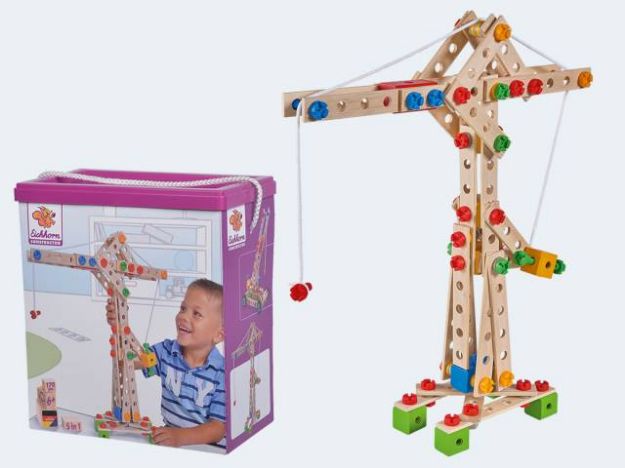 Bild von Eichhorn Constructor Kran 170 Teile 5 Varianten - 100039097