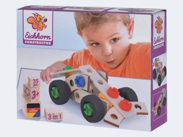 Bild von Eichhorn Constructor Rennauto 35 Teile 3 Modelle - 100039007