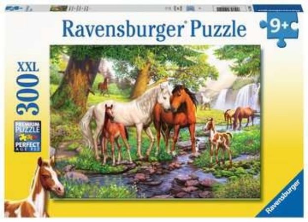 Bild von Ravensburger 12904 Puzzle Wildpferde am Fluss 300 Teile XXL