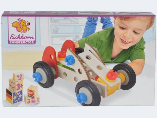 Bild von Eichhorn Constructor Rennauto 50 Teile - 100039016