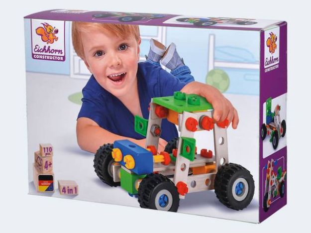 Bild von Eichhorn Constructor Buggy 110 Teile 4 Modelle - 100039028