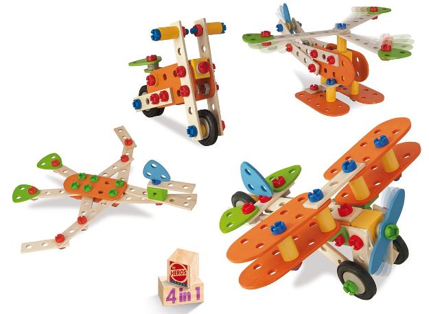 Bild von Eichhorn Constructor Doppeldecker 85 Teile - 100039031