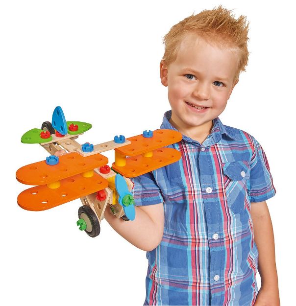 Bild von Eichhorn Constructor Doppeldecker 85 Teile - 100039031