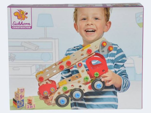 Bild von Eichhorn Constructor Feuerwehrauto 155 Teile - 100039085