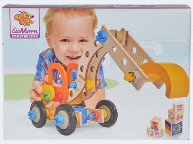 Bild von Eichhorn Constructor Bagger 90 Teile - 100039087