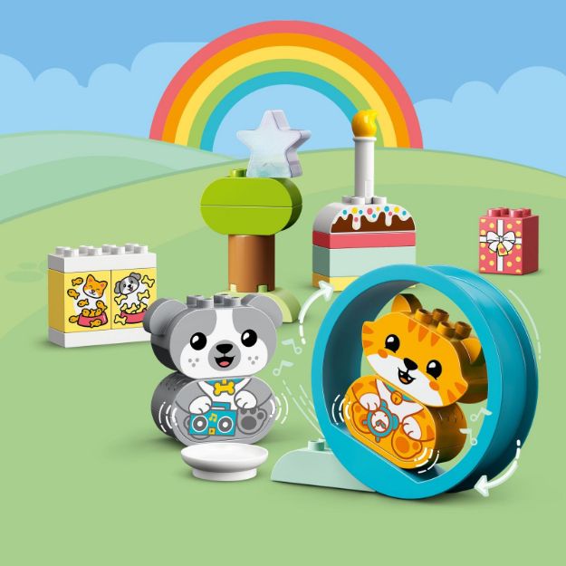 Bild von LEGO® DUPLO® - 10977 Mein erstes Hündchen & Kätzchen – mit Ton