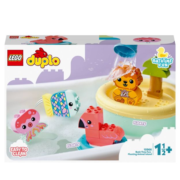Bild von LEGO® DUPLO® - 10966 Badewannenspaß: Schwimmende Tierinsel