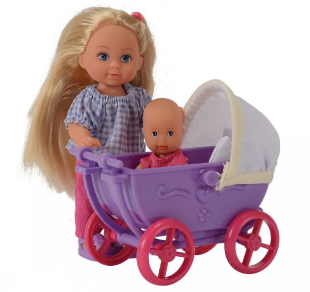 Bild von Evi mit Puppenwagen - Pro Bestellung wird eine von 2 Varianten per Zufallsprinzip zugesendet!- 105736241