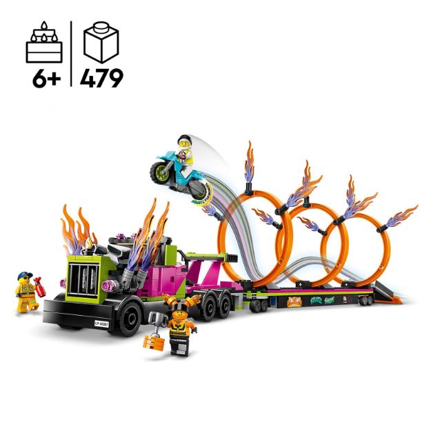 Bild von LEGO® City - 60357 Stunttruck mit Feuerreifen-Challenge