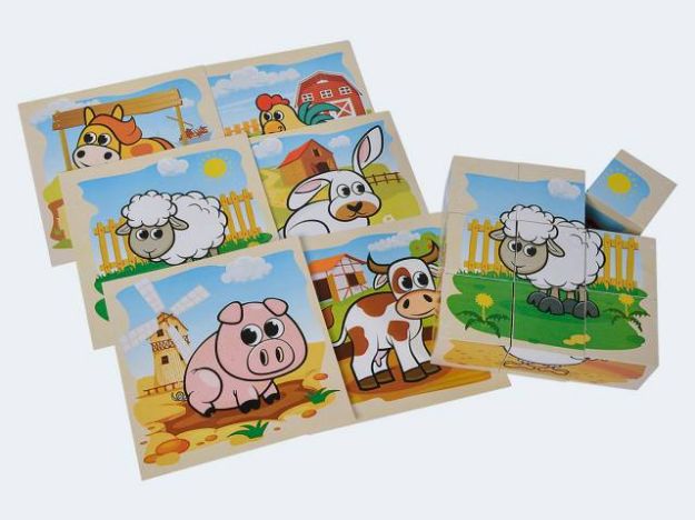 Bild von Eichhorn Bilderwürfel Bauernhof 9 Würfel 6 Motive - 100005203