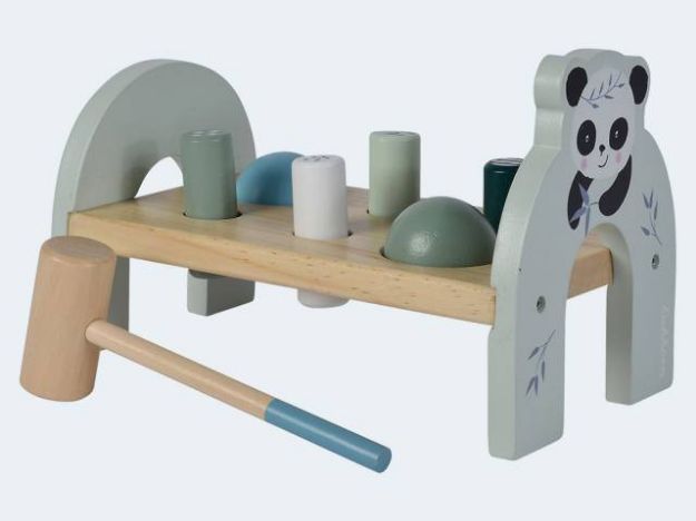 Bild von Eichhorn Baby Klopfbank mit 4 Holzstiften - 100003802