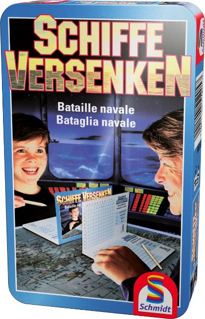 Bild von Schmidt Spiele Schiffe versenken Mitbringspiel in der Metalldose - 51205