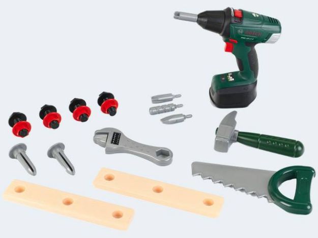 Bild von BOSCH Tool-Box+Akkuschrauber neu 16-tlg - 8520