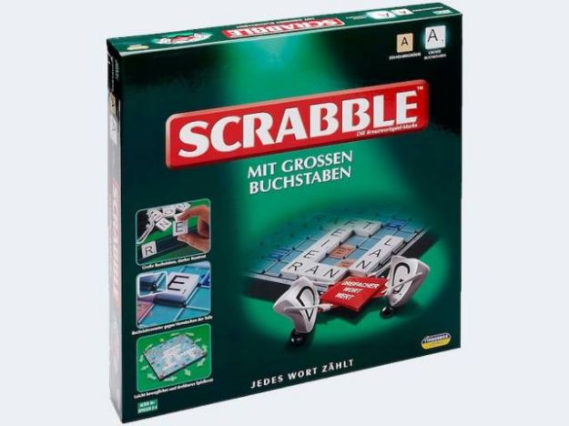 Bild von Scrabble mit großen Buchstaben drehbares Spielbret - 55031