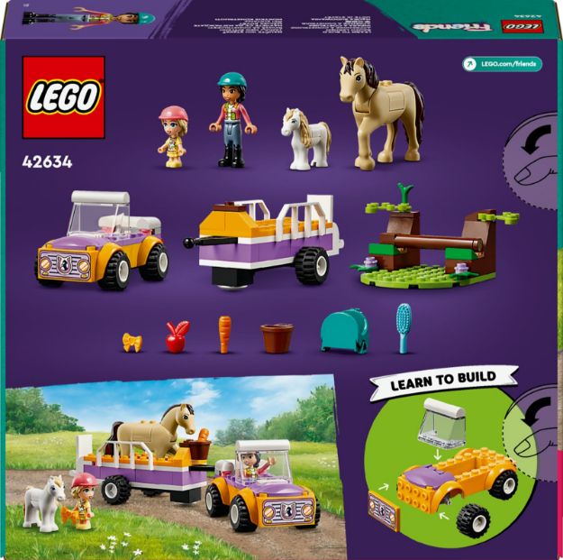 Bild von LEGO® Friends - 42634 Pferde- und Pony-Anhänger