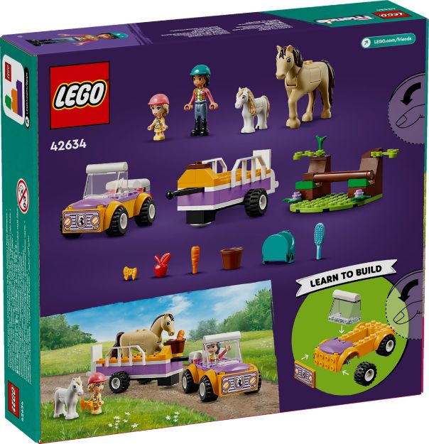 Bild von LEGO® Friends - 42634 Pferde- und Pony-Anhänger